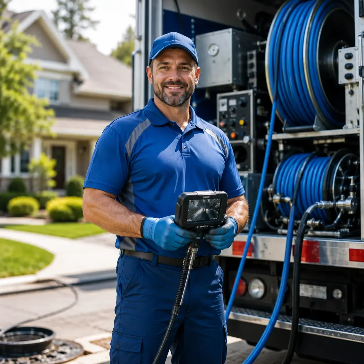 Local outdoor drain cleaning specialists in San Juan, TX